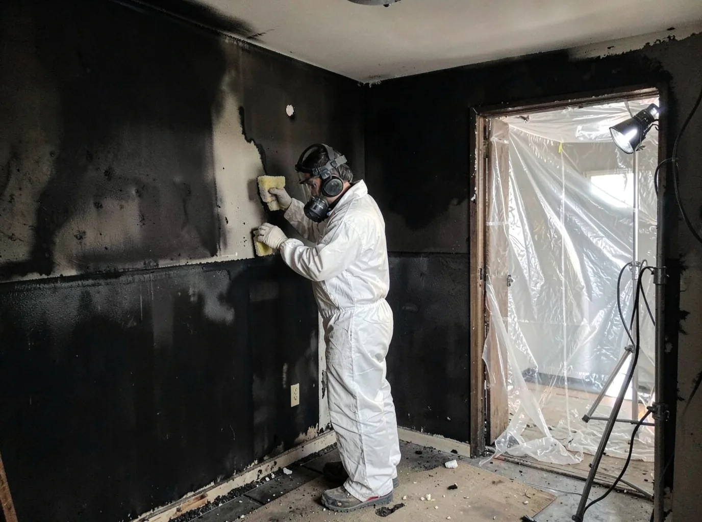 Fire Damage Restoration company in Trufant, MI